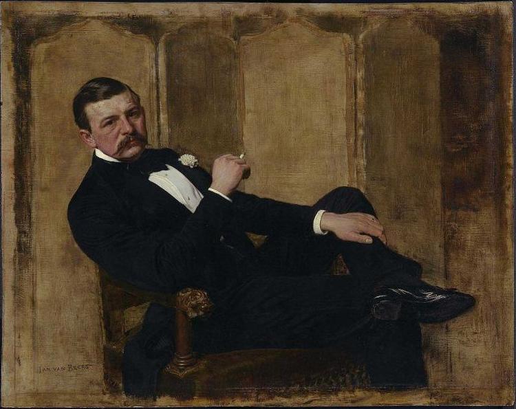 Jan van Beers Portrait of a Man oil painting image
